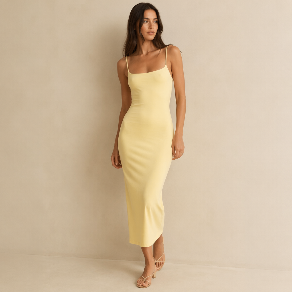 Women's A&F Bra-Free Dylan Midi Dress | Women's Dresses | Abercrombie.com